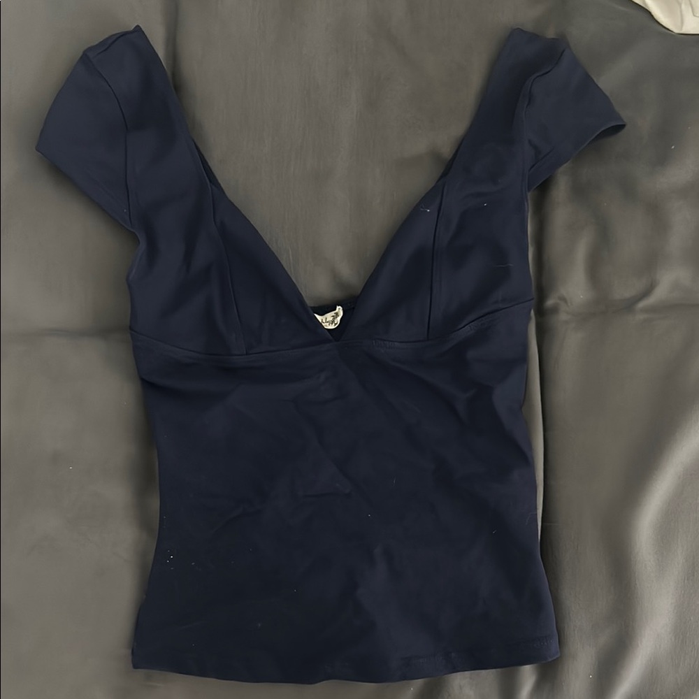 Elegant Navy Women's Top